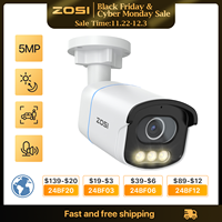 ZOSI C186 Aurora Lux True Color Night Vision 5MP 3K PoE Security IP Camera Outdoor,F1.0 Large Aperture, 1/1.79\