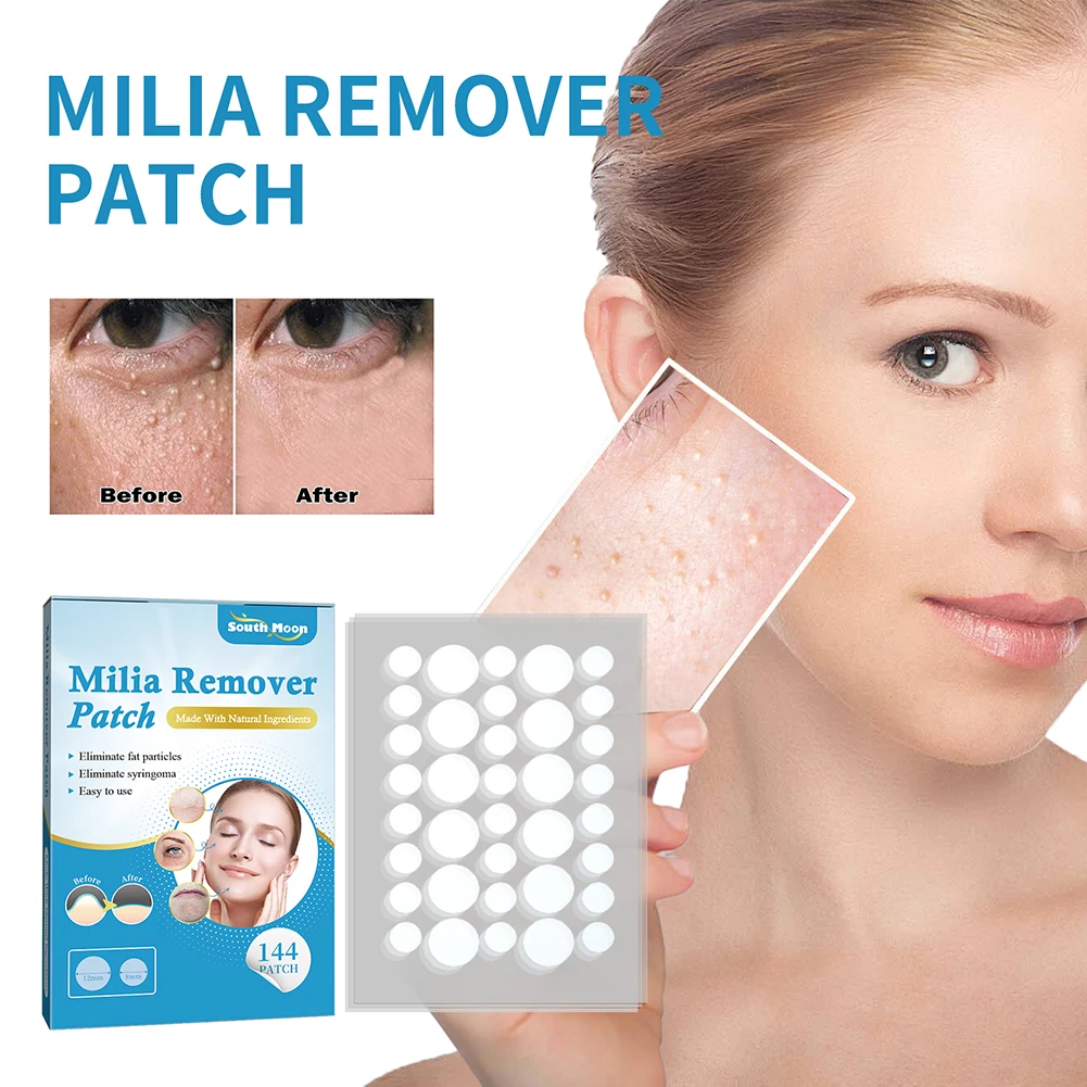 144pcs Milia Spot Patch Helps Dissolve Reduce Milia Zit and Pimple Patches Acne Cover Patch for Cover Zits/Pimples and Blemishes