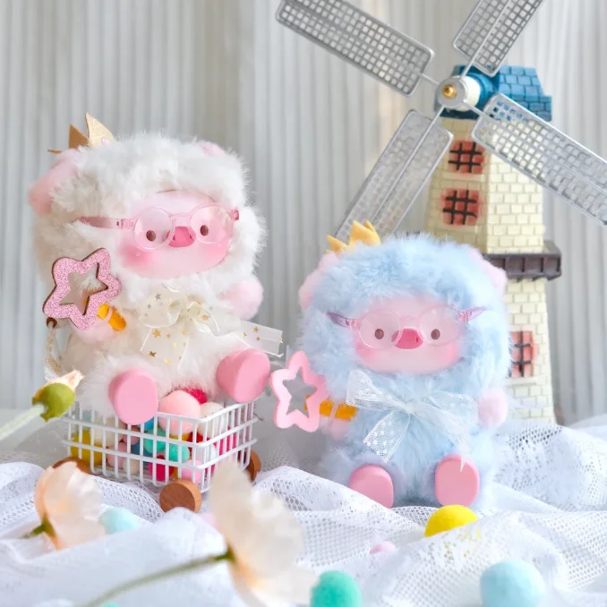 

New GeeGee lulu pig Countdown To Wishes Series Vinyl Dolls Blind Box Toys Trendy Fashion Guess Bag Pendants Cartoon Decor Toys