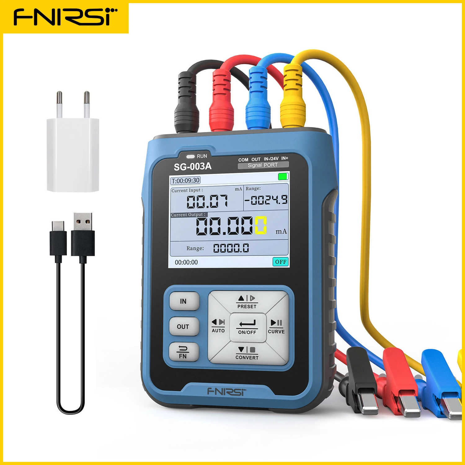 SG-003 SG-004 Signal Source Process Loop Calibrator 0~24V 0~24mA Programmable Pulse and Thermal Resistance Pt -200~650 ℃