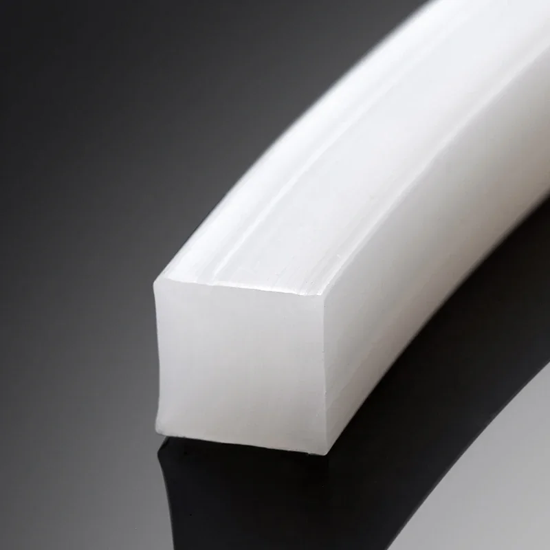 4x4 5x5 6x6 8x8 10x10 12x12 15x15 18x18 20x20 25 30mm Square oblong silicone rubber seal Strip cord Oring thermostability strip