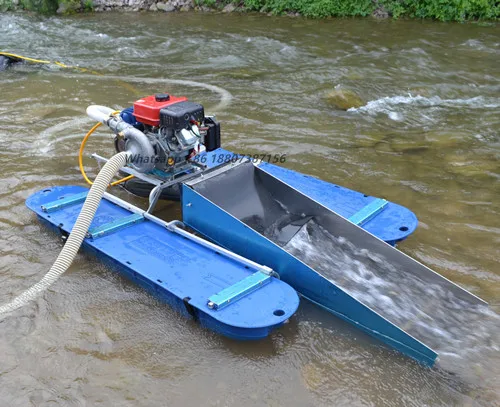 2.5 inch gold mine dredger channel gold mine portable stool