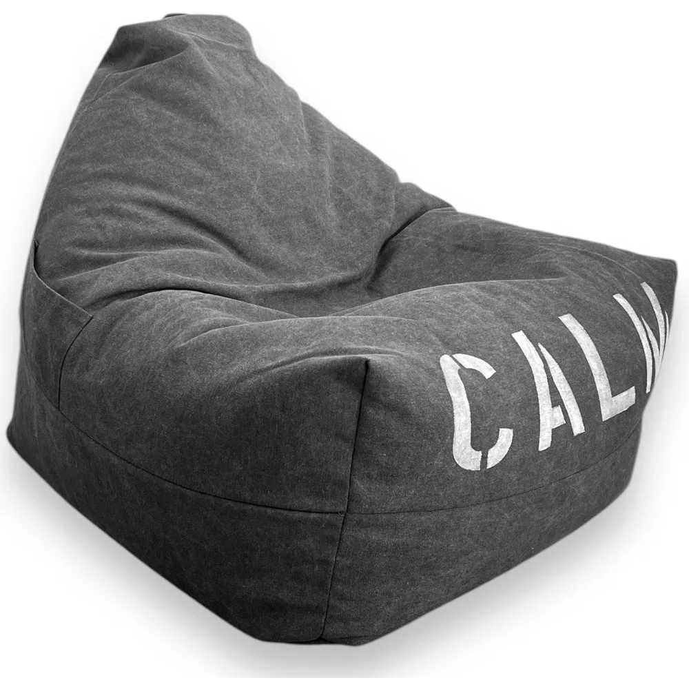 Puff Salon Moderno de Diseño Pintado Mano Puf con Relleno Incluido para Decoracion Habitacion Juvenil Bean Bag Silla Pequeño, Pu