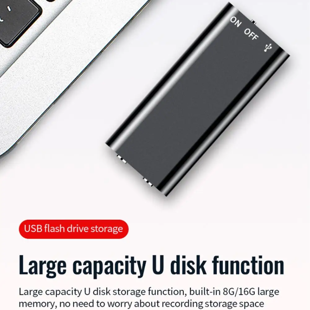 32GB Mini Voice Recorder Voice Activated Long Battery Recording Time Micro Waterproof Recorder Device For Lessons Meetings