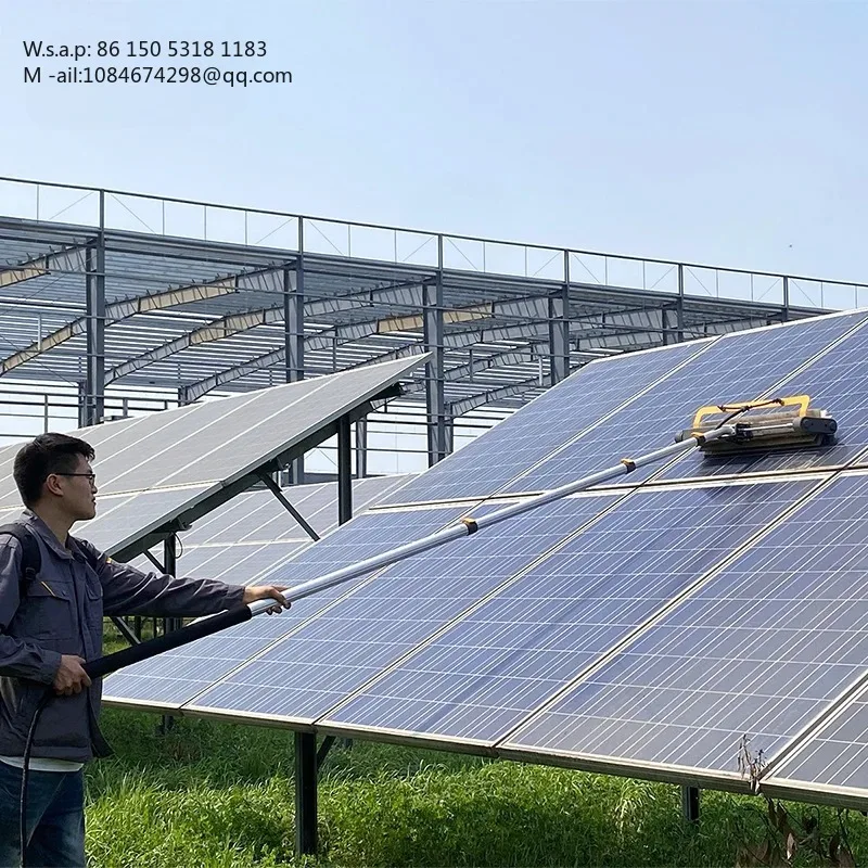 Best Solar Panel Cleaning Robots for Sale  PV Cleaning Brush With Brushless Motor