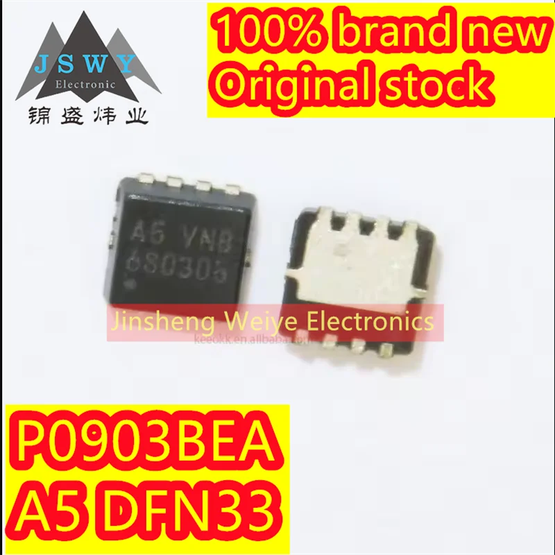 

(5/20pieces) P0903BEA Parts Marking A5 VNB A5 N-Channel 30V 48A QFN8 Brand New Original Consumer Electronics