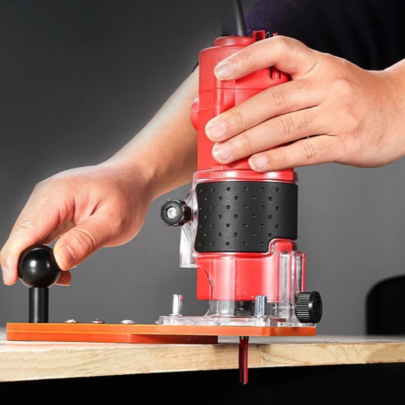 Router Edge Guide Base Plate Trim Router Balance Board Woodworking Grooving Chamfer Tool