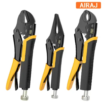 AIRAJ Locking Pliers 7/10 Inch Multifunctional pliers Clamp Multi-tool Universal crimping