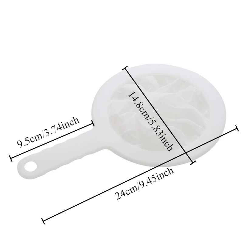 1Pc Nylon Strainer Bag - Fine Mesh Sieve for Juice Separation High-Density Dregs Separator Kitchen Tool for Efficient Straining