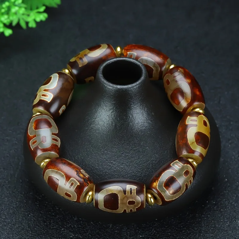 أساور العقيق البوهيمي للرجال، أساور المجوهرات خمر