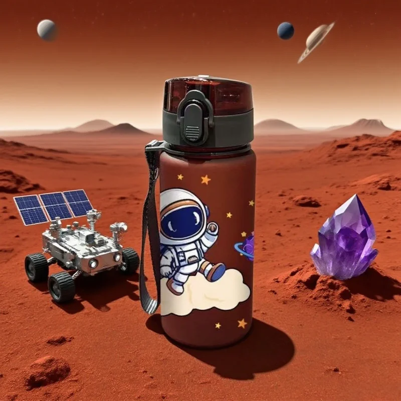 3D Printed Water Cup with Cartoon Astronaut Pattern – Unique & Cool, Vivid Color, Fade-Resistant, Stylish, Durable & Versatile f