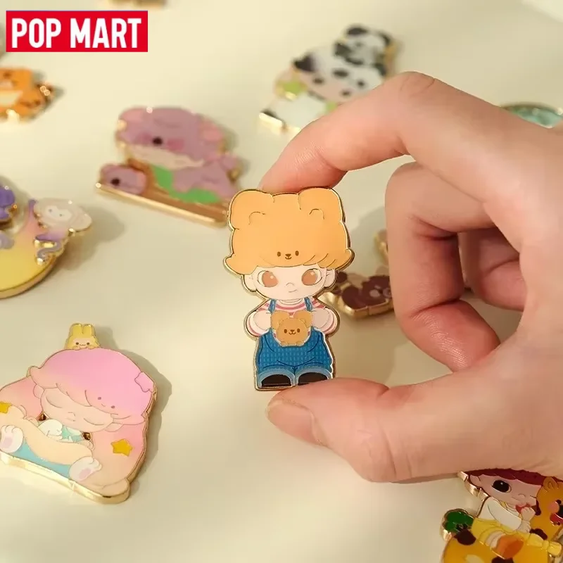 POP MART Dimoo Animal Kingdom Series-insignia caja ciega juguetes Guess Bag juguetes lindos muñeca Anime figura decoraciones regalo niña