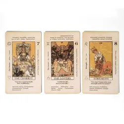 10.3*6cm Anlamı Tarot 78 Adet Yeni Başlayanlar İçin Anlamlı Kartlar