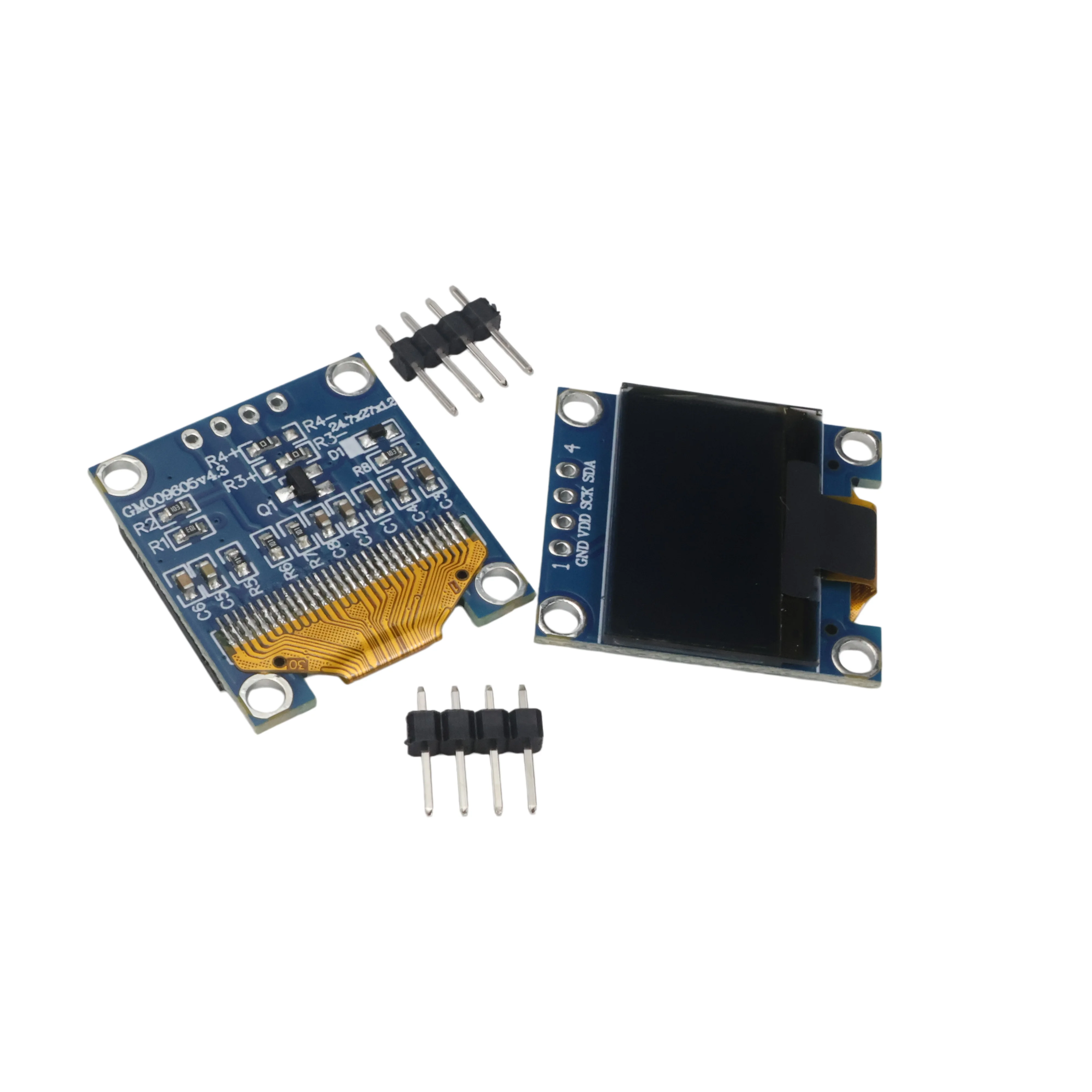 0.96 inch OLED Display Module SSD1306 I2C IIC 128x64 for Arduino ESP32 4pin White Blue Yellow Blue IIC Serial DIY for ESP8266 image 5