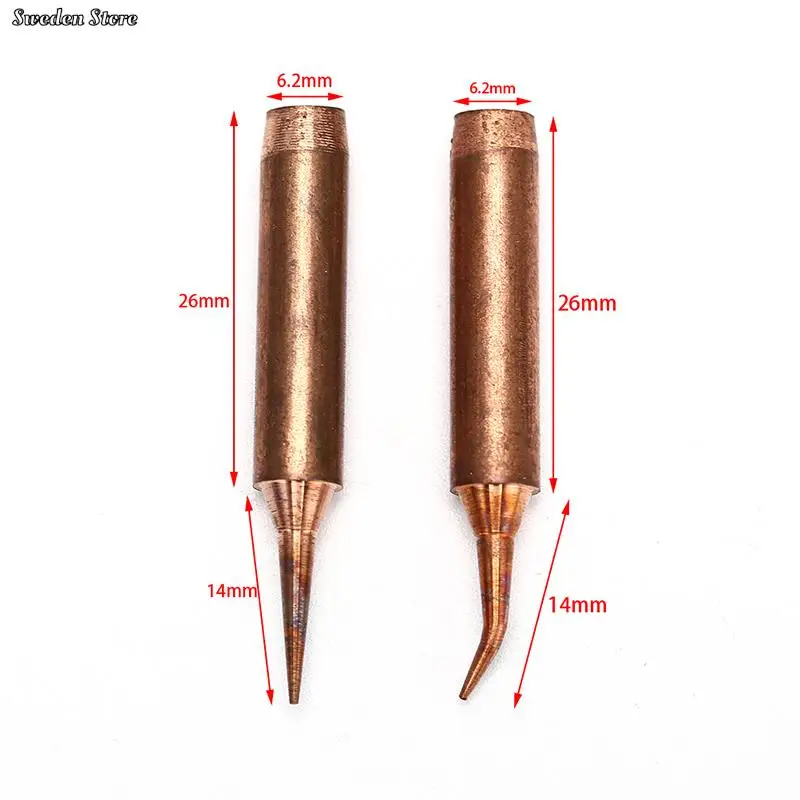 1pc 900M T Series Pure Copper Soldering Iron Tip Lead-free Welding Sting For Hakko 936 FX-888D 852D Soldering Iron Station