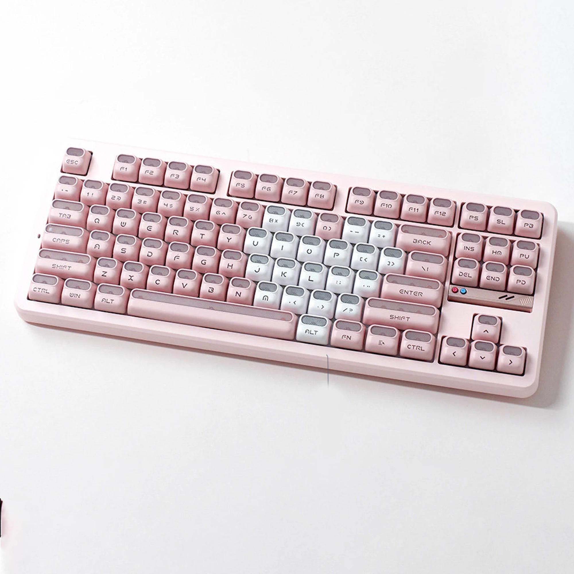 Astronaut Keycaps PBT+PC Translucent Injection XDA Profile Keycaps Set For MX Switch 61 64 87 96 104 Mechanical Keyboard