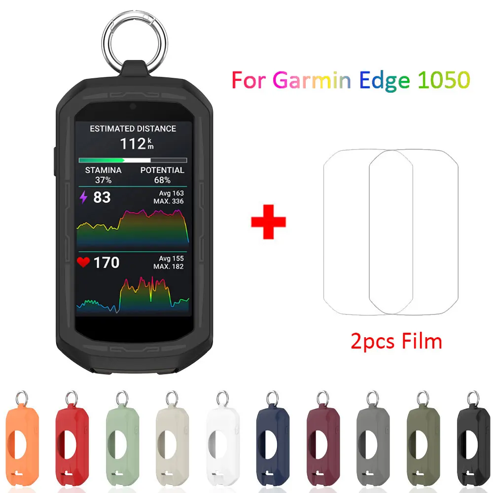 Protective Case Cover Film For Garmin Edge 1050 Silicone GPS Bike Bicycle Computer Screen Protection Anti-Drop