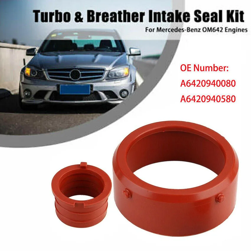 

6420940580 Auto Rubber Turbo & Breather Intake Seal Kit For Mercedes-Benz OM642 Seal Kit Seal Kit Pistons Accesories A6420940080