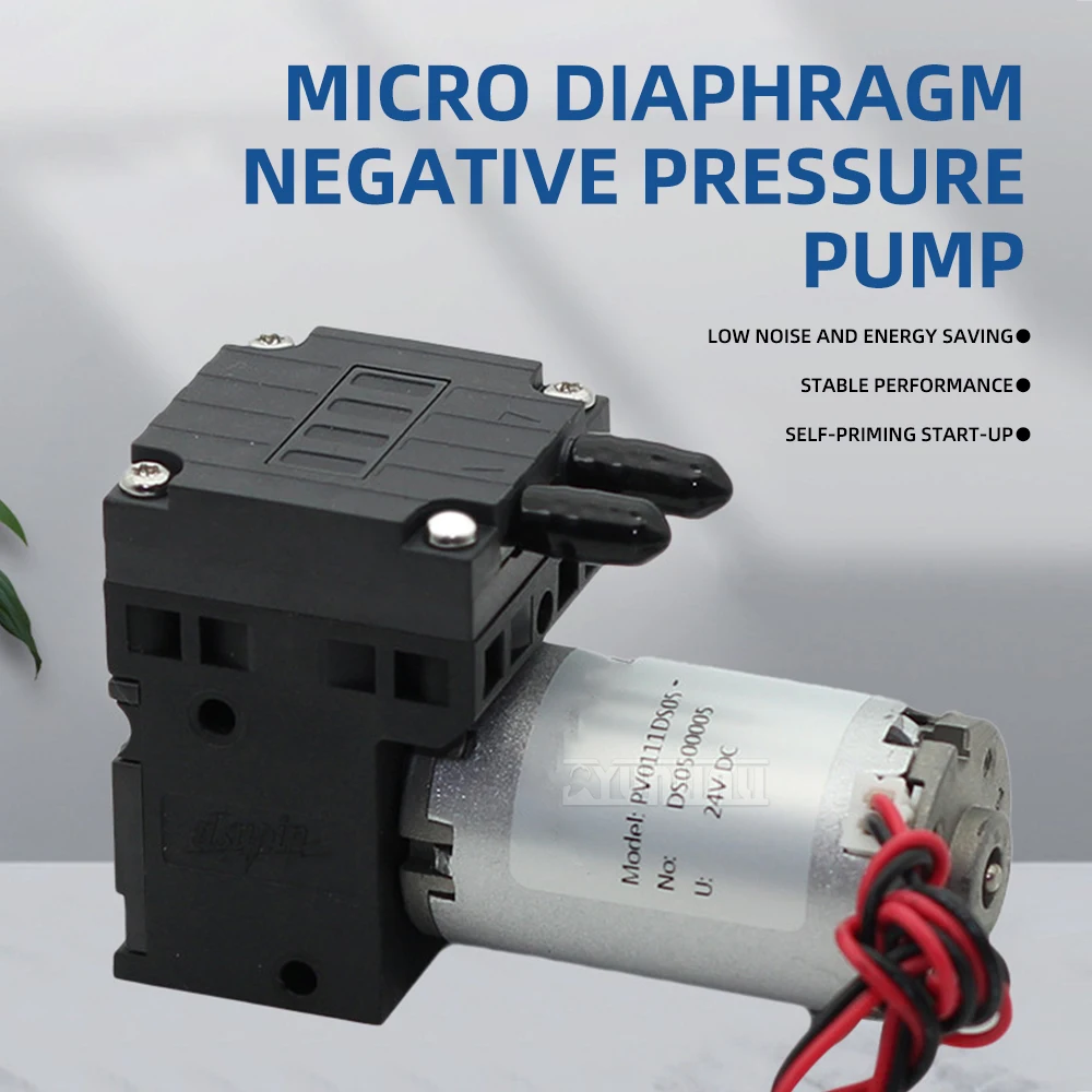 

Микро мембранный насос для отбора проб автомобильных выхлопных газов, небольшой вакуумный насос отрицательного давления для лабораторного использования