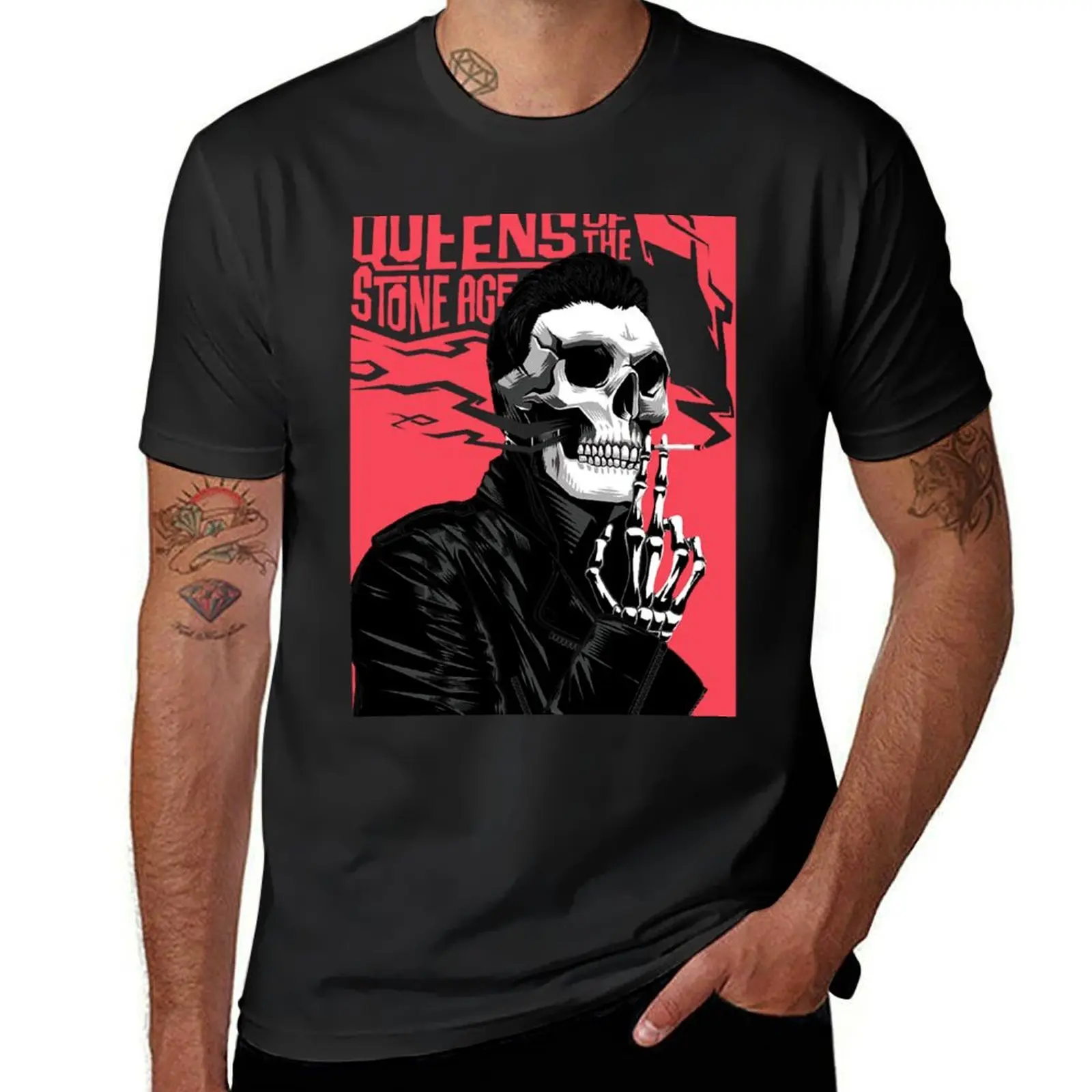 

Queens of the Stone Age Like Clockwork T-Shirt cute tops quick-drying blacks Funny t-shirts compression shirt men