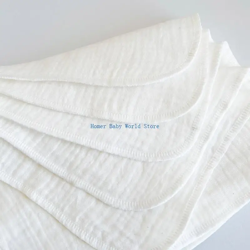 

B2QD Saliva Towel Face Towel Muslin Washcloths for Newborns Infant Handkerchief Baby Essential Nursing Towel Baby Supplies