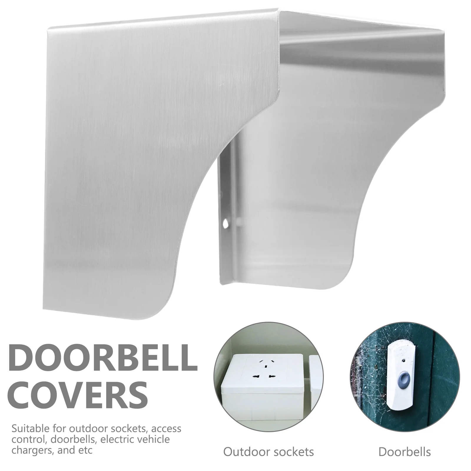 Outdoor Doorbell Protector 125mm Rain Cover For Attendance Machine Doorbell Chime doorbell cover doorbell chime cover