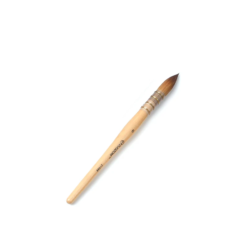 Große Qualität runde Taklon Haar Aquarell Acryl Kunst liefert Pinsel