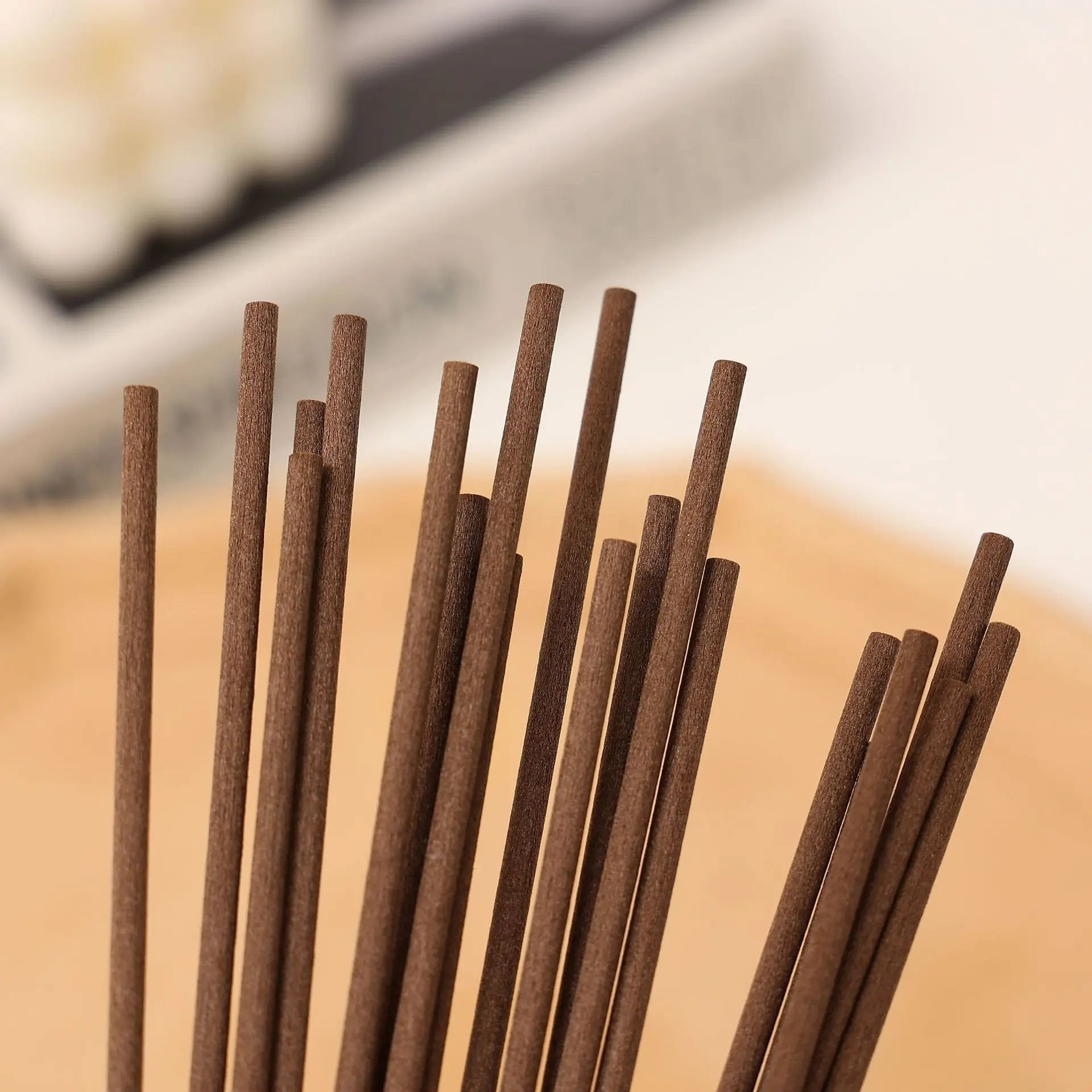 Clearance!!! 150pcs L20cm D3mm Brown Fiber Reed Sticks Essential oil Rattan Aroma Diffuser Replacement Refill Sticks