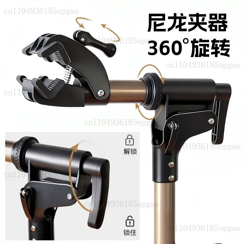 Bicycle repair rack, bicycle parking display rack, mountain road bike cleaning and debugging work, shunting table tripod
