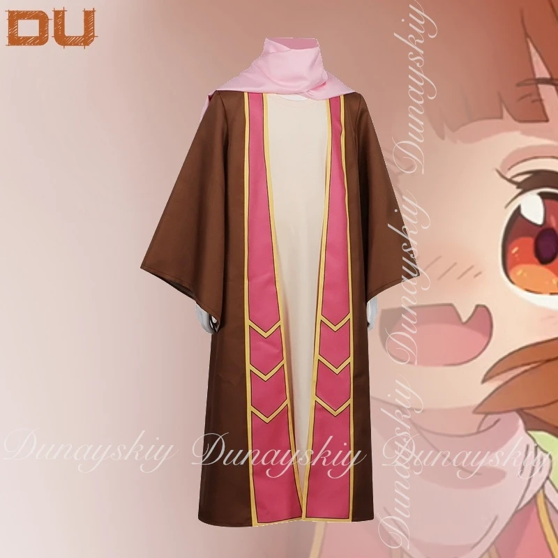 ابنة ملك الشيطان لطيفة جدًا!! Du Cosplay The Demon King فقط أزياء تنكرية طويلة رداء disfraz Adulto