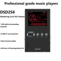 Professional Grade Lossless HIFI Music Player MP3 Support DSD256 24bit/192KHz CUE Decoding Playback Walkman EQ Adjustment