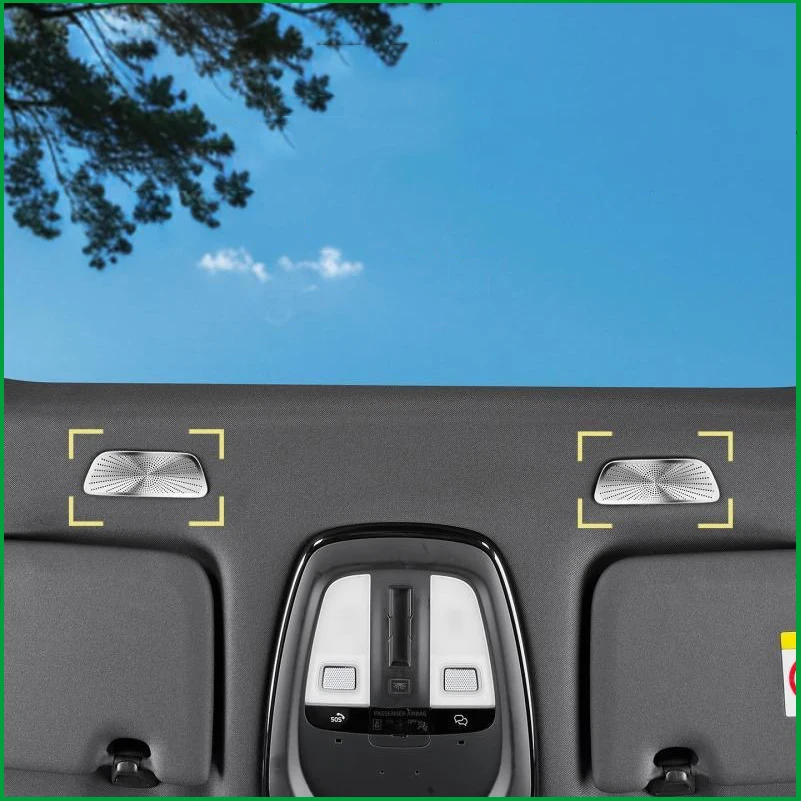 

Car Styling For Volvo XC40 S90 XC90 V60 2018-2020 Roof Speaker Voice Cover Sticker Trim Decoration Frame Auto Parts Accessories