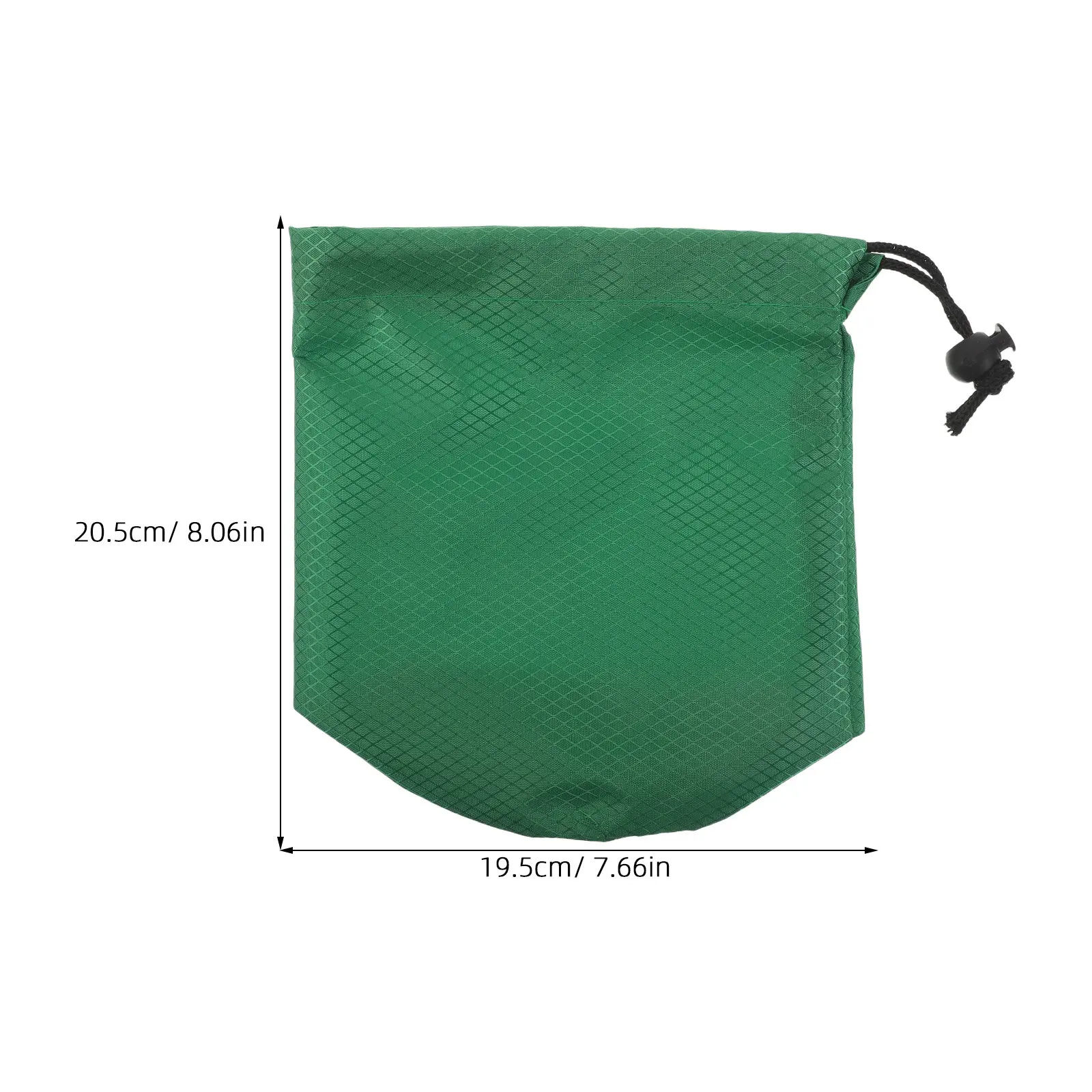 2Pcs Fashionable Waterproof Drawstring Pouch 600D Oxford Cloth Spacesaving Travel Organizer Bag for Down Jackets Bathing Suits
