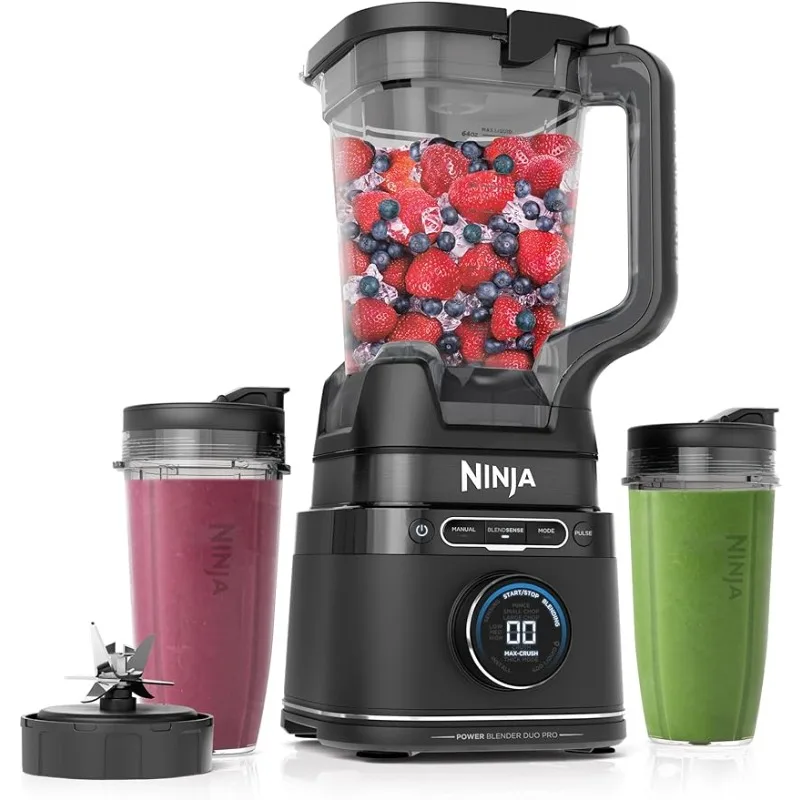 

Ninja TB301 Detect Duo Power Blender Pro + Single Serve, BlendSense Technology, Blender For Smoothies, Shakes & More