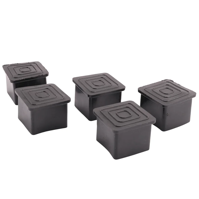 AWAH 20 قطعة كرسي مربع الجدول الساق القدم أغطية مطاطية حماة 25 مللي متر × 25 مللي متر #5