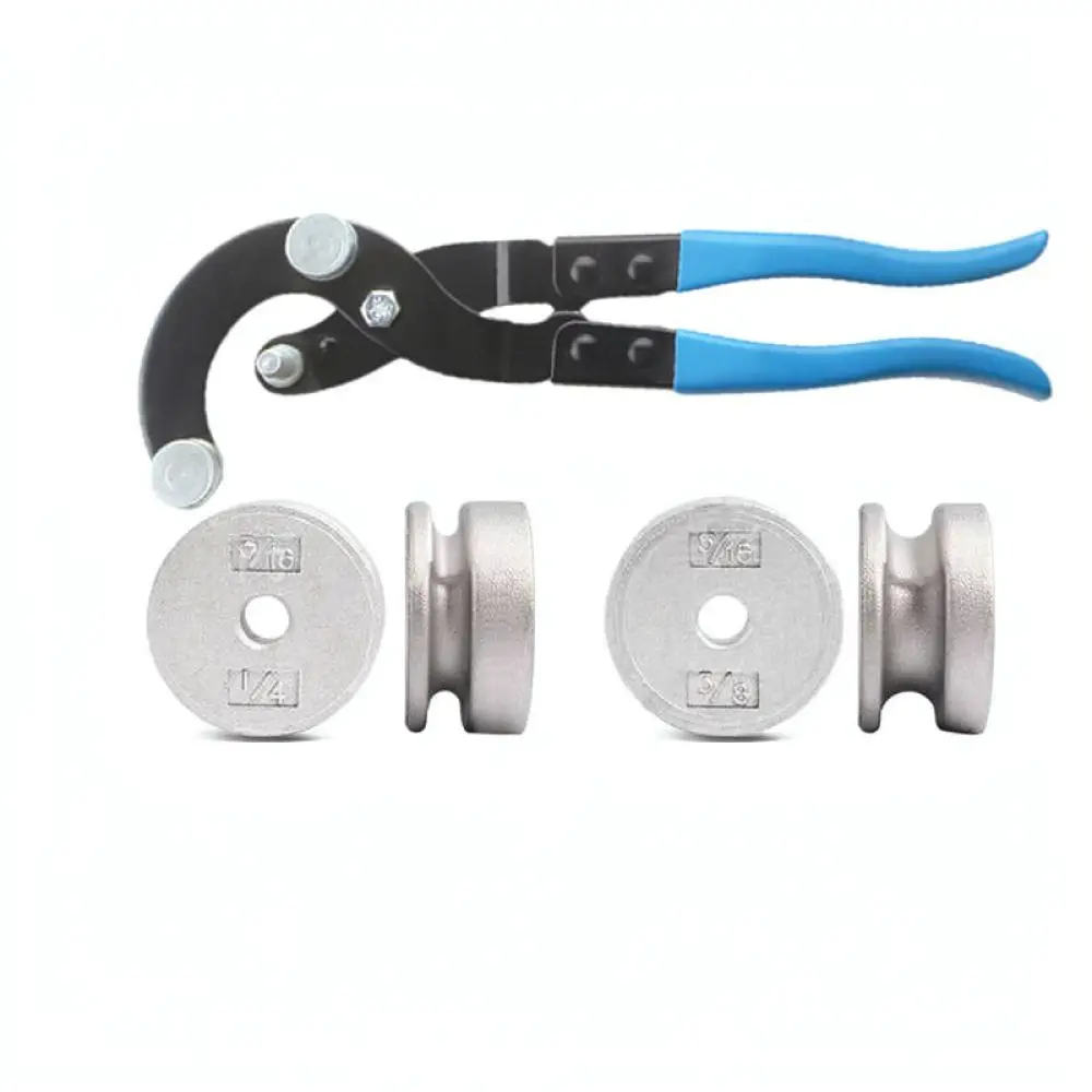 4 In 1 Pipe Bending Tool Manual Tube Bender For Copper Aluminum Soft Metal HVAC Air Conditioning Installation Repair Handy