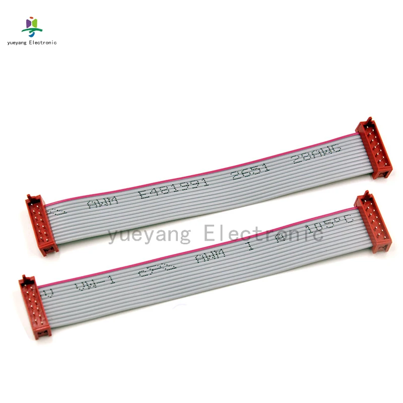 Micro Match lengeh 100mm2.54mm IDC  Connector 4P 6P 8P 10P 12P 14P 16P Cable Assembly Flat Ribbon Cable Wiring Wire to Board