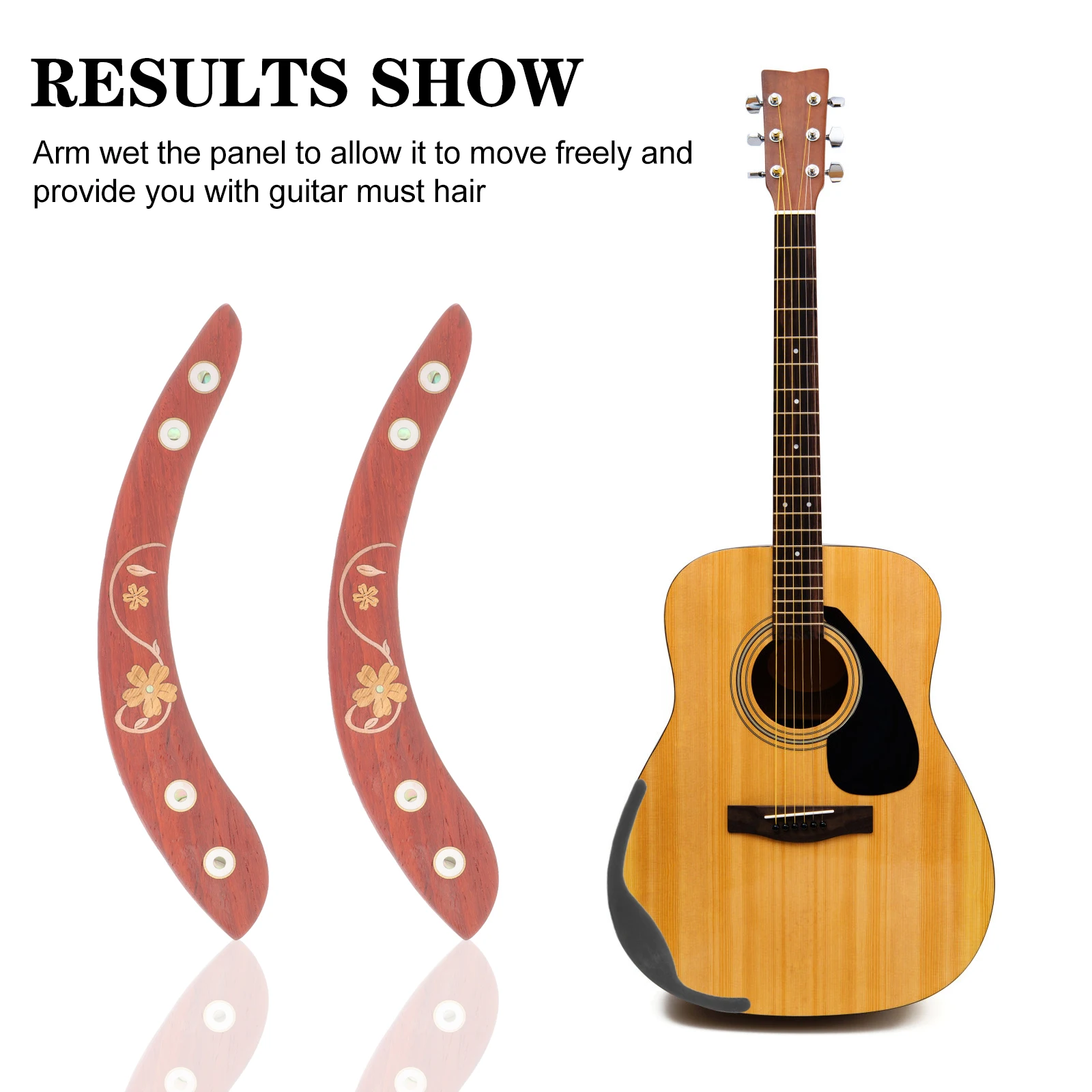 

Guitar by Hand Guard The Gift Rest Maintenance Support Handrest Wood