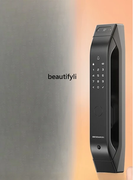 Smart Door Lock Password Fingerprint Lock Automatic Peephole Viewer Smart Lock Q5mplus