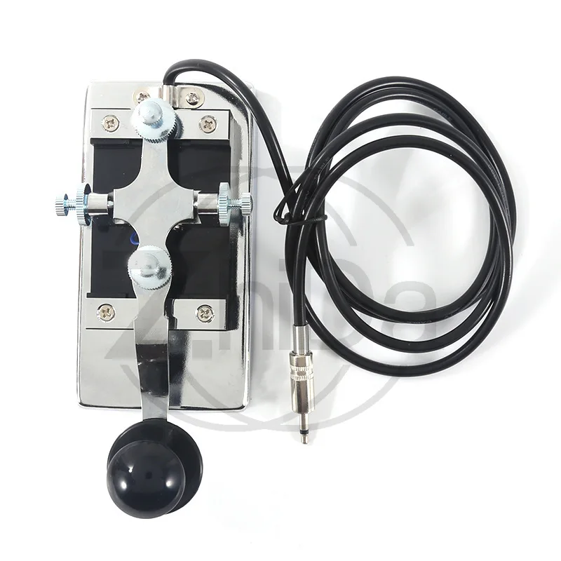 K4 Heavy Duty CW Shortwave Telegraph Key, Morse Code Key With 6.5mm Plug For Radio Communication