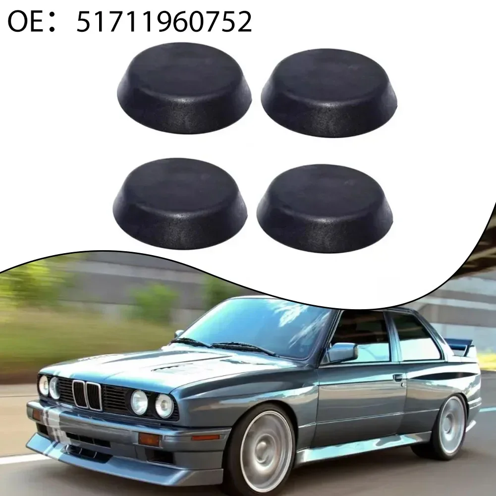 4PCS Under Car Lift Pads For BMW E36 51711960752 Black ABS Under Car Lift Pads Practical Maintenance Tool Automobiles Accessory