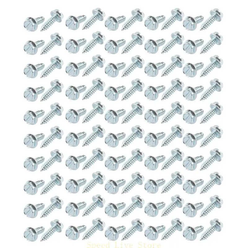 

547C Anticorrosion License Plate Screws Bolts Fasteners with Hexagonal Head Design Suitable for Easy Installation on Vehicles