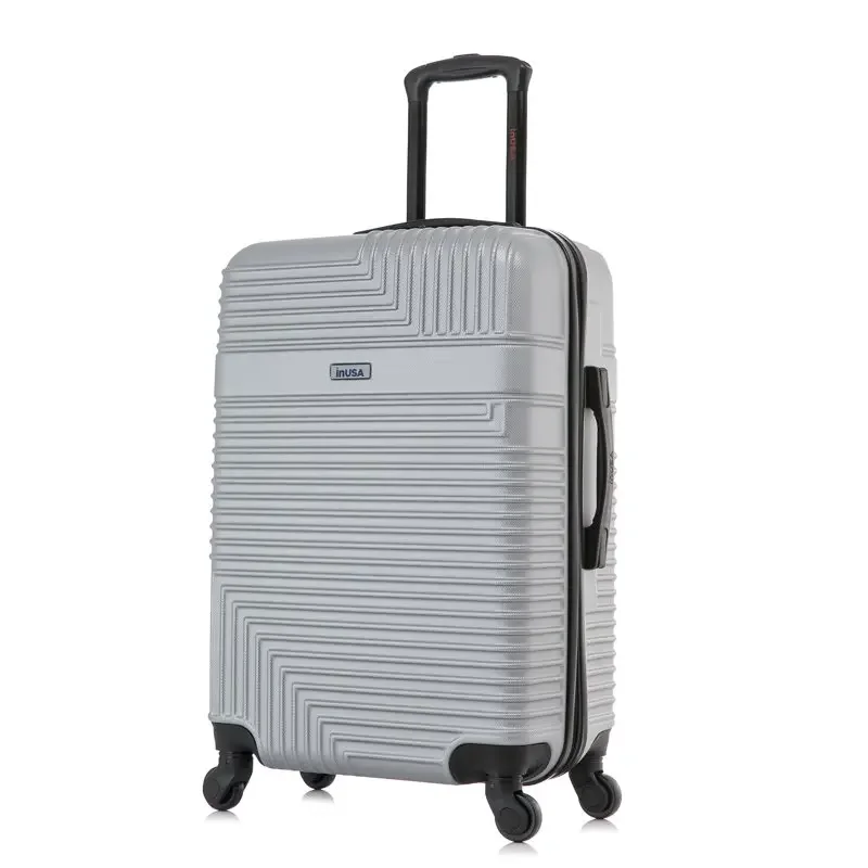 New Luggage Stylish & Lightweight Hardside 24 inch Sand Resilience Spinner Luggage