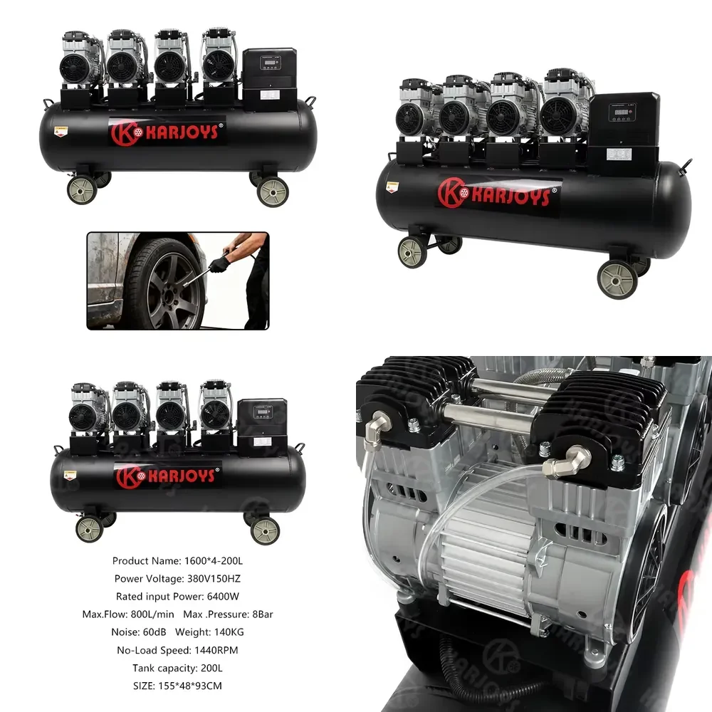 

High Speed Silent Air Compressor Oil Free with Powerful Motors