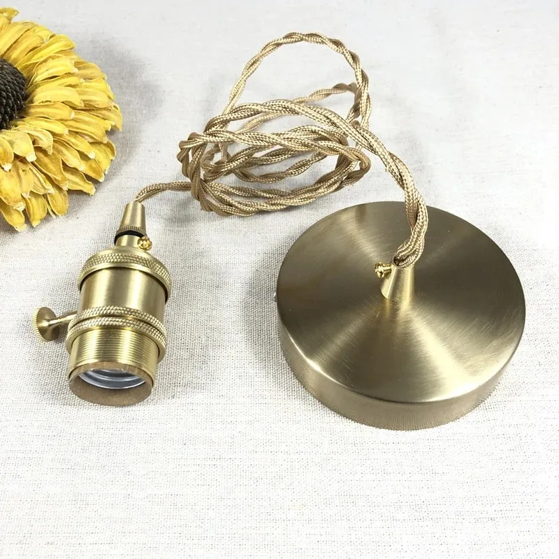 الرجعية النحاس شفافة السيراميك الثريا/مصباح السقف E27 الشمال بسيط الإقامة المنزلية الممر السرير مدخل بار مقهى نافذة مصباح