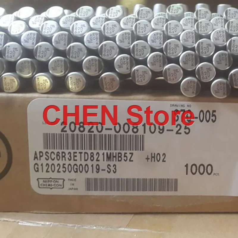 

free shipping 50PCS NIPPON PSC 6.3V820UF 8X12.5MM Motherboard Solid Capacitor 820uF/6.3V CHEMI-CON 6.3V 820UF