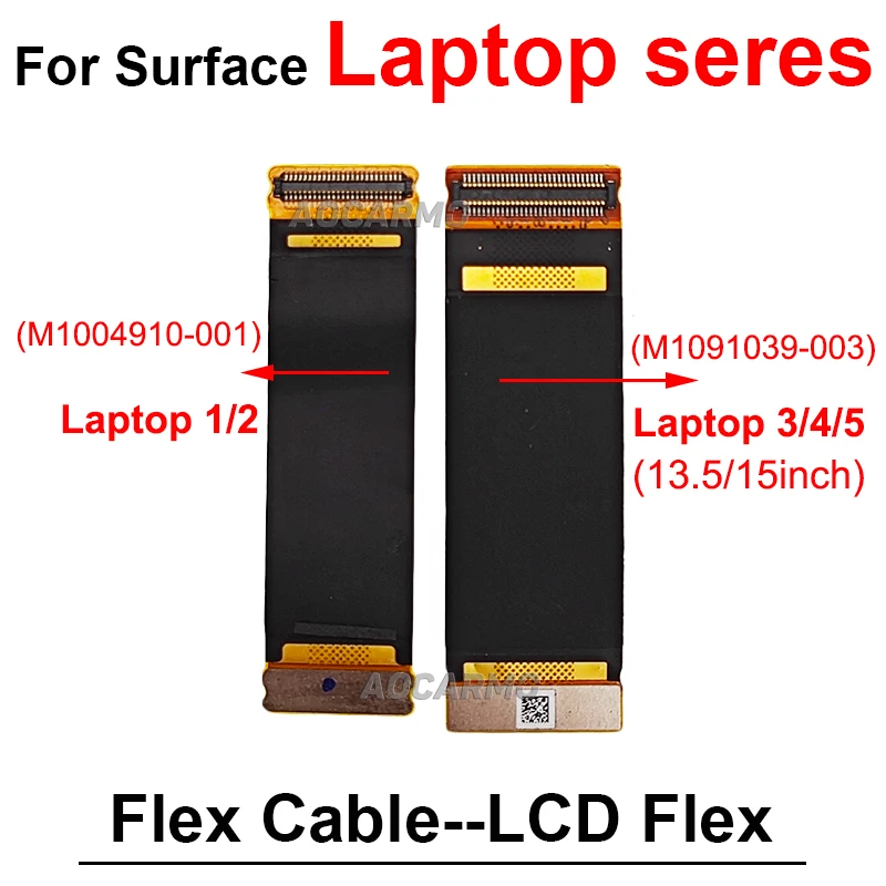 M1091039-003 LCD Flex Connection Display Screen Flex Cable RepairPart For Microsoft Surface Laptop 3 Laptop 1 2 3 4 5 13.5/ 15