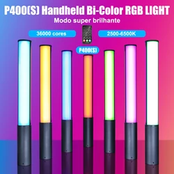 LUXCEO LED Video Light Tube Handheld RGB Wand Lamp CRI 95+ Full-Color for Photography for Tiktok, Youtube, Vlog