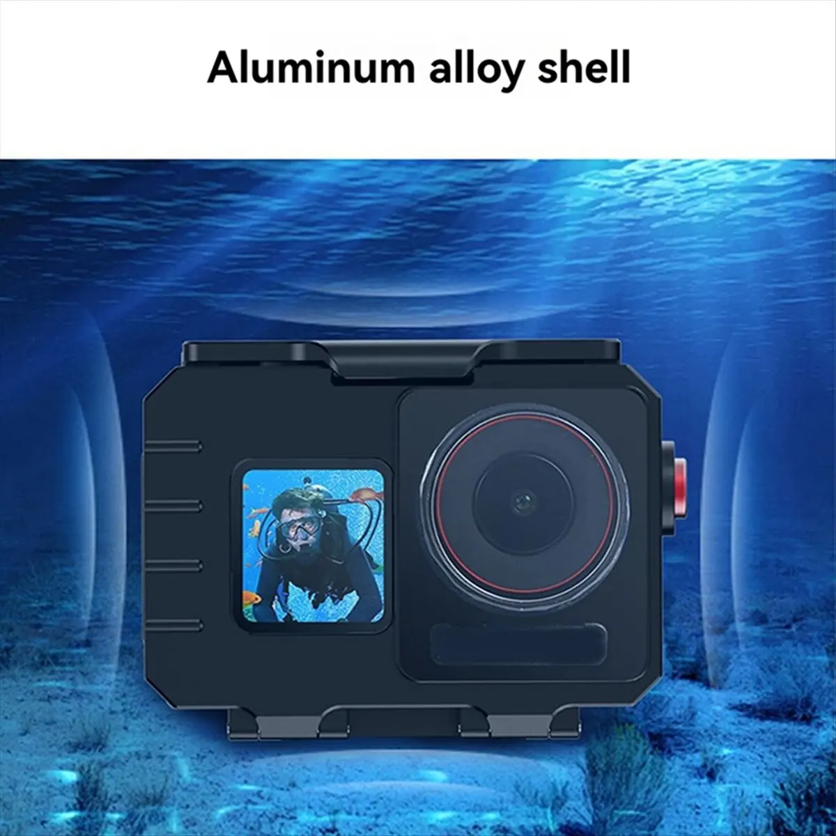 

Waterproof Diving Case for Action 5Pro 4 3 80M Underwater Protective Housing Aluminum Alloy Frame Dive Accessory