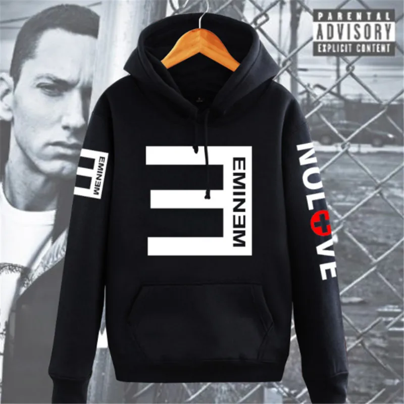 Hoodie Men Women Hoodies Nude Eminem RAPER  Sweatshirt Men Clothing Streetwear Harajuku Size S-5XL 100% Cotton Printed Hoodie